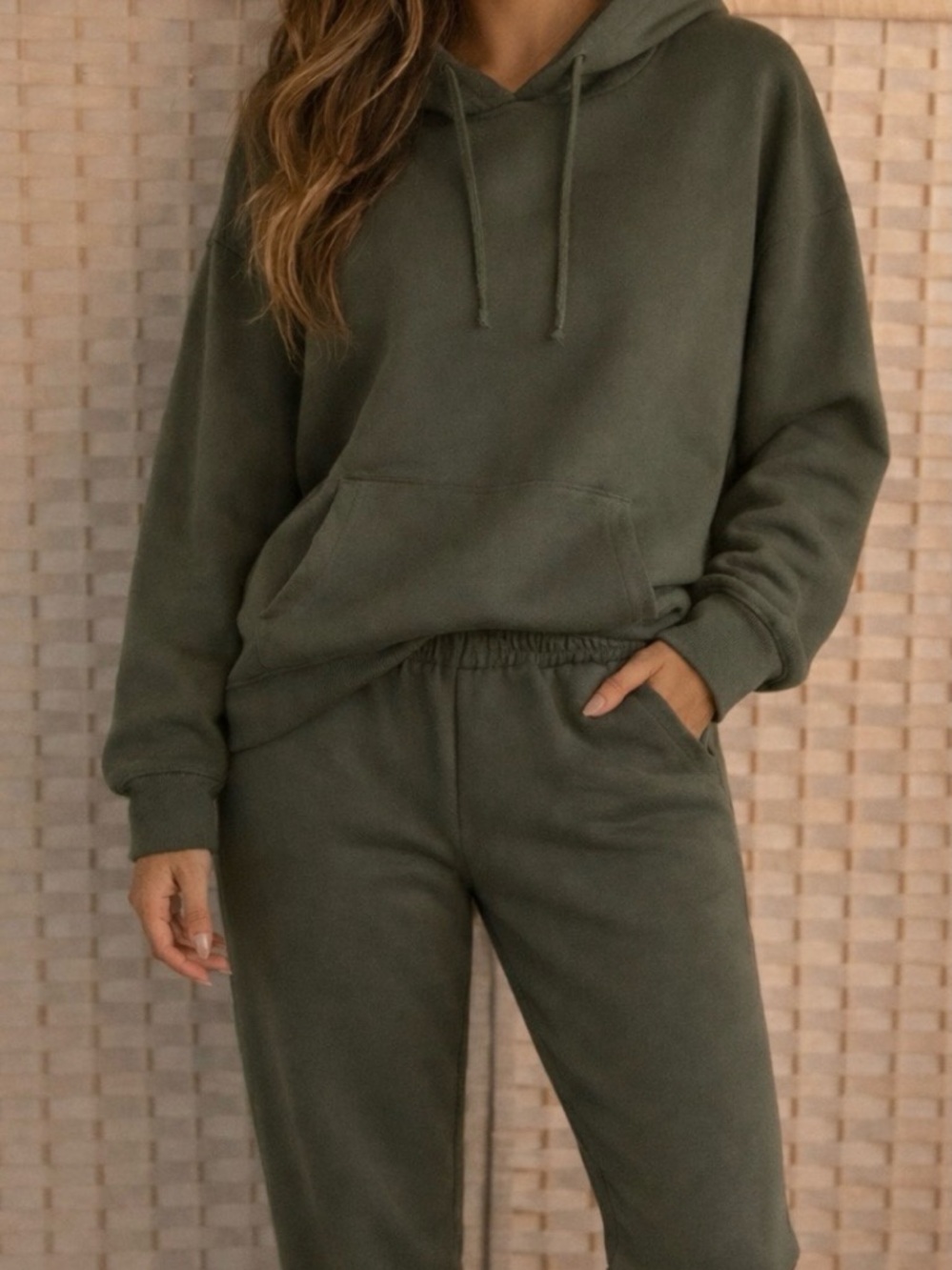 Athletic Works Olive Green 2 Piece Jogger/Tracksuit